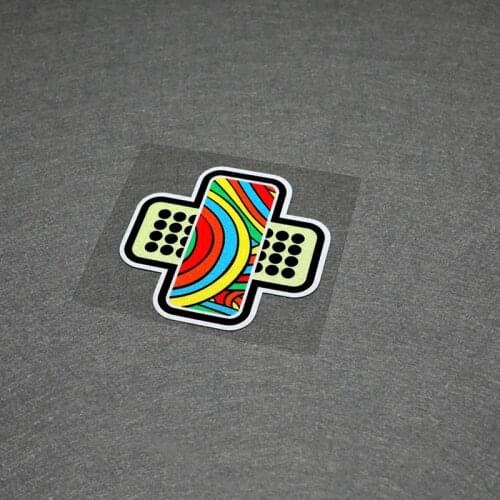 Rainbow Band Aid Truck Vans Body Motorcycle GP Decals Helmet Car Styling Vinyl PVC Sticker