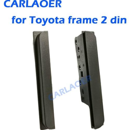 2 Din Frame For Car Radio to Toyota Camry Vios Corolla Wish Altis 4500 for most of Toyota old radio Audio Stereo Panel Trim Kit