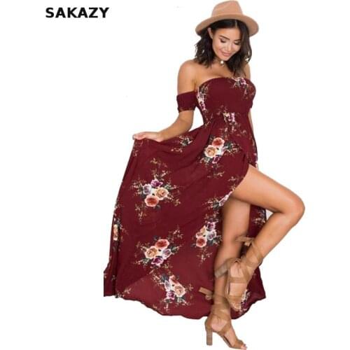 SAKAZY Open Summer Dresses