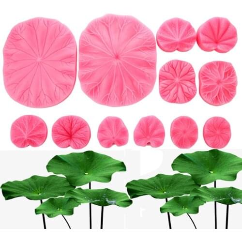 Lotus Leaf Silicone Mold Fondant Mould Cake Decorating Tool Chocolate, Gumpastes Mold, Sugarcraft ,Kitchen Gadgets