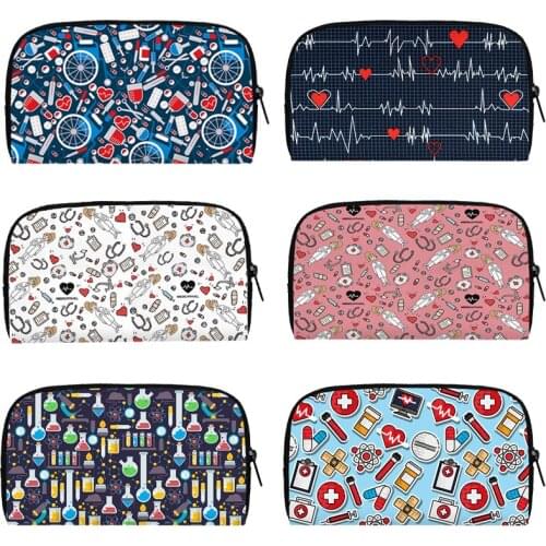 Cute Africa Girl Cosmetic Cases Fashion Afro Ladies Makeup Bag Teenager Brown Girls Women Cosmetic Bag for Make Up