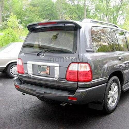 MONTFORD For Lexus LX470 Spoiler 2004 2005 2006 2007 2008 ABS Plastic Unpainted Primer Color Rear Trunk Boot Lip Wing Spoiler