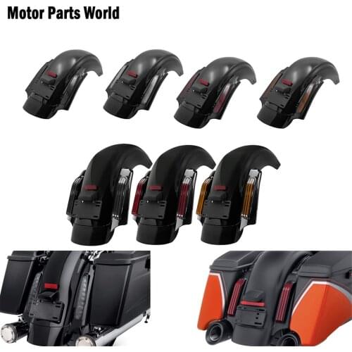 Motorcycle LED Rear Fender System Smoke/Red/Yellow For Harley Touring 2009-2020 Electra Street Glide Road King Ultra Limited