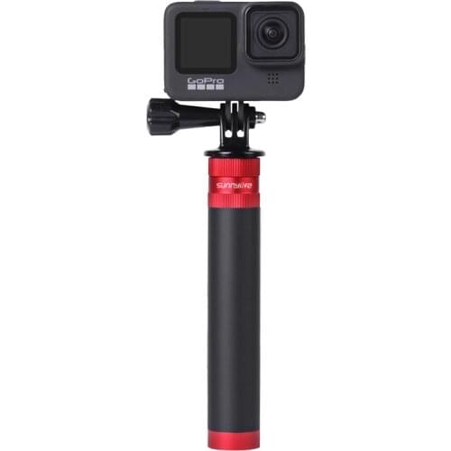 Aluminium Selfie Extension Arm Lengthened Rod Black Red Bracket For insta360 One R X Gopro Max DJI Osmo Camera Accessories