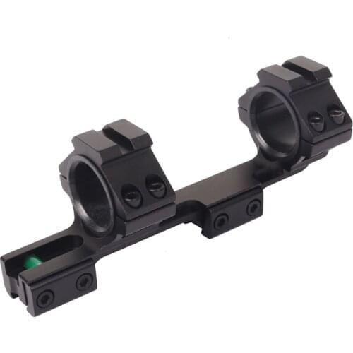 WESTHUNTER One Piece 11mm Dovetail Scope Mount 1 inch/30mm Double Rings Bubble Level Compass Aluminum Dovetail Adapter For Optic