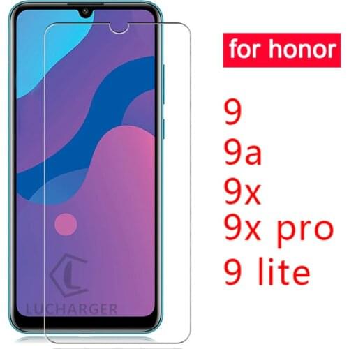 Protective glass on honor 9a 9x pro 9 lite tempered glas for huawei honor9a honor9x honor9 a x light 9lite screen protector film