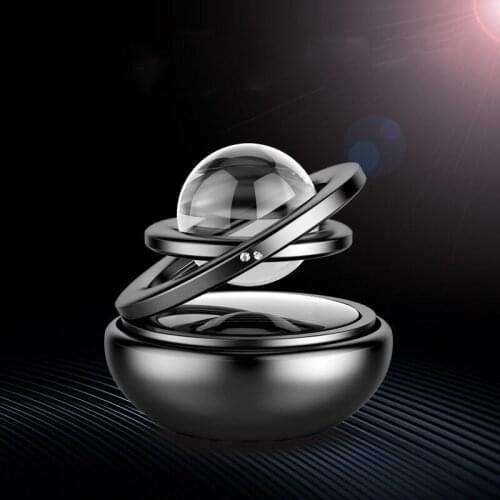 1 Pcs Solar Magnetic Levitation Car Rotating Creative Decoration Gift Car Aromatherapy Air Freshener Car Decoration Accessories