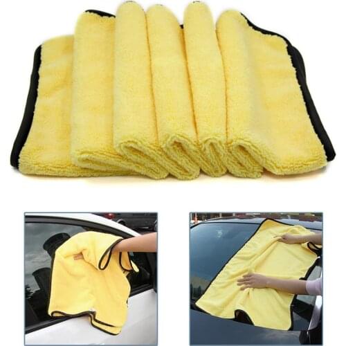 3PCS Extra Soft Car Wash Microfiber Towel Car Cleaning Drying Cloth Car Care Cloth Detailing Car WashTowel Never Scrat92*56cm