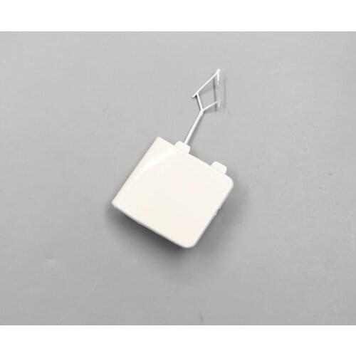 For Polo 2014-2018 Front bumper trim cover Trailer hook cover Towing hook cover white