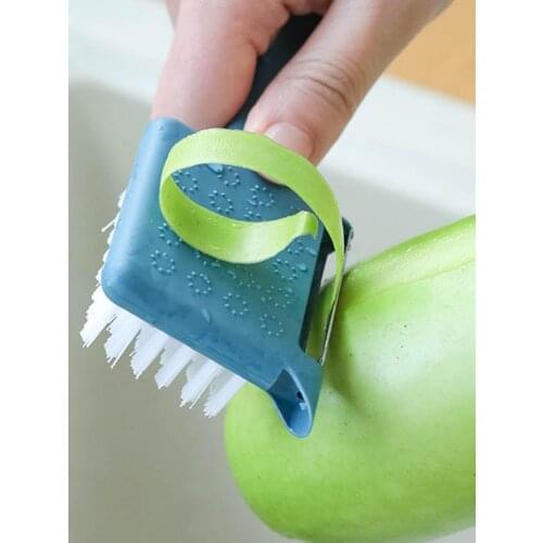Kitchen Vegetable Peeler Multifunctional With Brush Fruit Carrot Potato Slicer Peeling Tool Grater Easy Cleaning Kitchen Gadgets