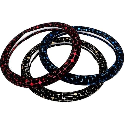 LEEPEE Durable Anti-Slip Steering wheel Cover Universal 4 Colors DIY Artificial Leather Car-covers Automobiles Decoration