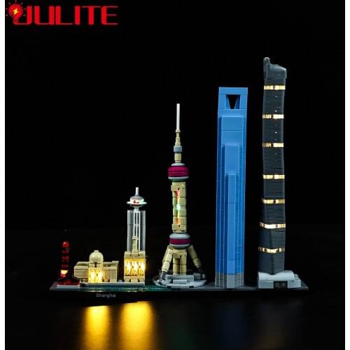 Led Light Kit For Architecture Shanghai Compatile With 21039 Toys DIY Toys Set (Not Included Building Blocks)