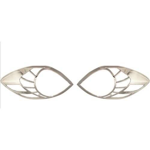 HEAD LAMP COVER Car Chrome Strips For Toyota Yaris Vitz 2005 2006 Accessories Headlamps Cover Trim headlight cover