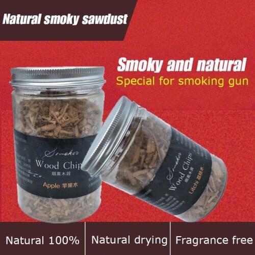 Natural Smoked Wood Chips Raw Fruit Wood Smoked Material Apple Cherry Wood Smoked Smoke Gun Special Smoke Machine Cocktail