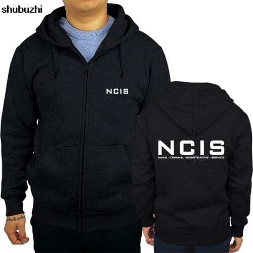 New arrived NCIS Police Tv Show Logo shubuzhi men zipper sweatshirt autumn luxury brand fashion rock hoodies hip-hop cool hoody