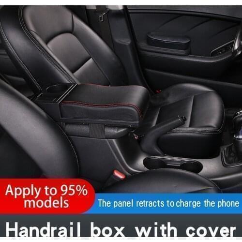 For KIA rio sportage borrego armrest support elbow rest pad central arm box cover Center console heightening and lengthening