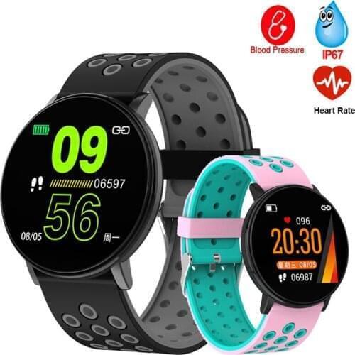 Smart Watch Men Blood Pressure Smart Clock Round Waterproof Smartwatch Women Sport Health For Android Ios Bracelet Watch Smart