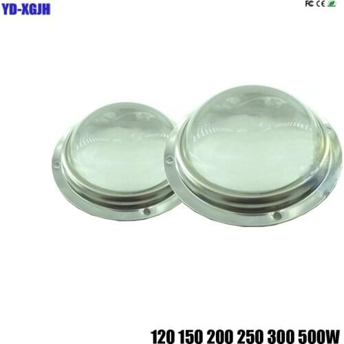 High-power LED lamp beads 120W150W200W250W300W500W matching lens 100 degrees 100mm diameter for floodlights car lamp projection