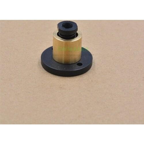 1pcs Delrin POM Anti-Backlash Silent Nut TR12 Pitch 2mm Lead 8mm for DIY CNC Z aixs router T12 lead screw nut