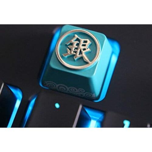 1pc Mugen EVA Racing Chinese Anime Keycap For Cherry MX Switch-For Mechanical Gaming Keyboard-With Keycap Puller R4 Height