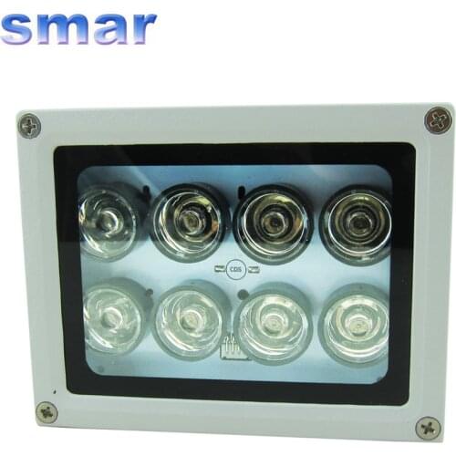 100% Brand New 40-80m Night vision 8 LED Array IR Infrared Illuminator Lamp illuminating For CCTV Camera