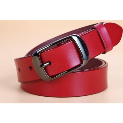 2019 New Designer Womens Belt Vintage PIN Buckle Waist Belts For Women Jeans 2.8cm Skinny Cowhide Strap High Quality Belt