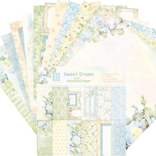 24Pcs/Lot Country Town Retro Material Papers DIY Scrapbooking Album Diary Gift Decorative Paper Scrapbooking Paper