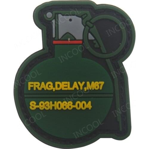 3D Smoke PVC Patch US Army Military Patch Tactical Badges Hook Rubber Patches Drop Shipping