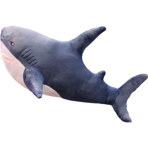 Shark Plush Toy Pillow Appease Cushion Plush Toys for Children Pink Blue Stuffed Toy 100/140cm Shark Plush Birthday Party Gifts