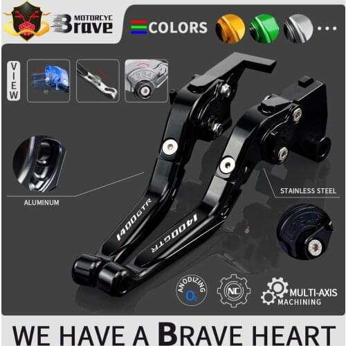For KAWASAKI GTR1400 / CONCOURS 2017 2018 2019 Motorcycle Accessories CNC Aluminum Brake Lever Clutch Handle Levers GTR 1400