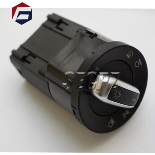 Free ship 3BD 941 531 For VW Golf / Jetta / Bora Mk4 Passat B5 / B5.5 Polo 9N / 9N3 Lupo New Beetle T5 Chrome Headlight switch