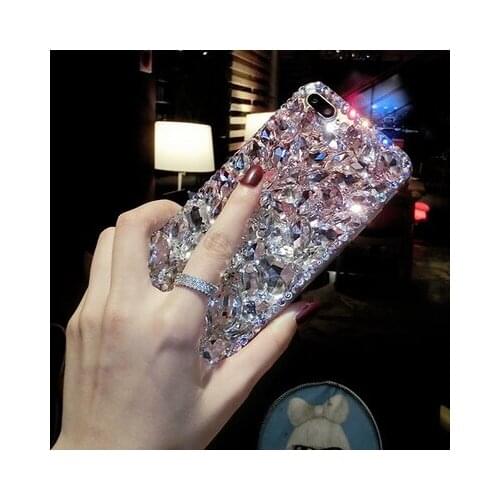 Bling Perfume Bottle Diamond Handbag Case For Iphone 11 Pro XS Max XR X 8 7 6S Plus Samsung Note 10 9 8 S20 Ultra S10E/9/8 Plus