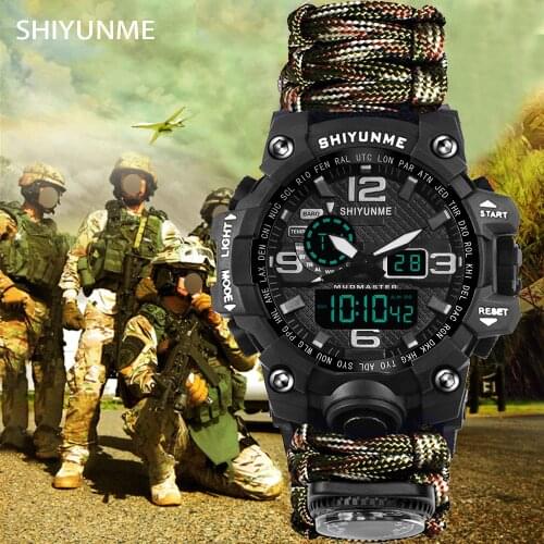Brand G Style Men Digital Watch Shock Military Sports Watches Fashion Waterproof Compass Electronic Wristwatch Mens Relogios