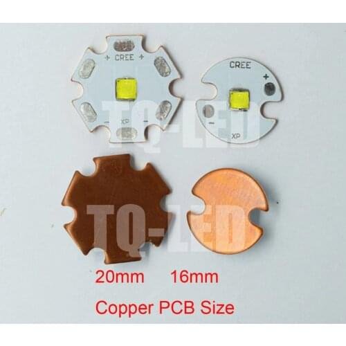 CREE XPG3 XP-G3 6W High Power Led on 8mm 10mm 12mm 14mm 16mm 20mm PCB Board