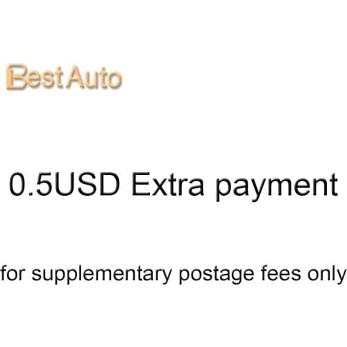 0.5 USD Extra payment for postage fees only