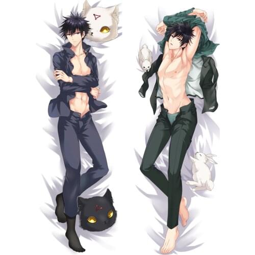 Jujutsu Kaisen Fushiguro Megumi Dakimakura Pillow Cover Otaku Hugging Fullbody Pillowcase Double-sided Bedding Pillow Cover