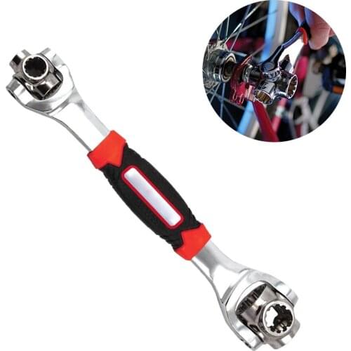 48 in 1 Tiger Wrench 360 Degree Tools Socket Works with Spline Bolts Torx for Universal Car Repair Spanner Hand Tools