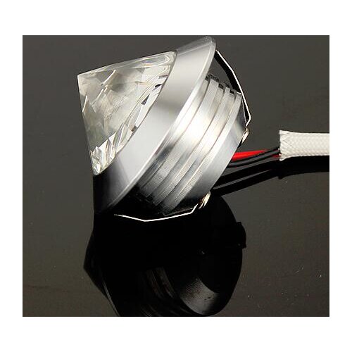 Crystal LED Mini Downlight 110-220V 1W 3W 45MM White Black Golden Silvery Indoor Living Room Bar Decoration Lamp