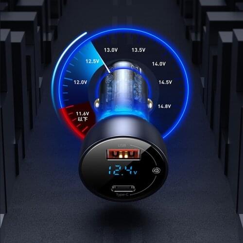 Mini USB Car Cigarette Charger for Phone Charging Fast with LED Display 3.1A Dual USB IPhone X 11 Universal Charger In Car