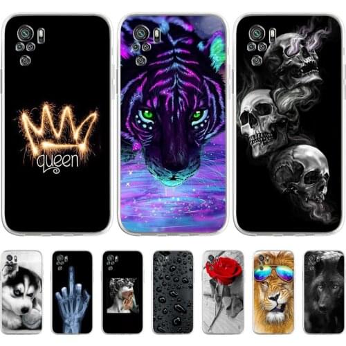 Soft Case Poco X3 NFC Case M3 F2 Pro F1 Silicon Cover For Xiaomi Redmi Note 10 Pro Max Fundas Note 9 Pro 9S 10S 9A 9C 9T Bumper