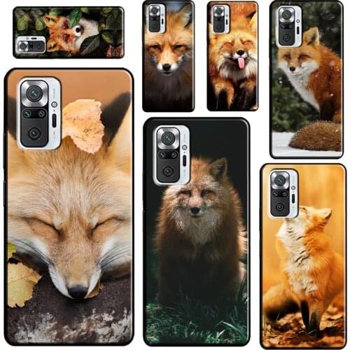 Cute Fox In Autumn Soft Case For Xiaomi Redmi Note 10 8 9 Pro 8T 9S Phone Cover For Redmi 9 9A 9C 9T 8A K40