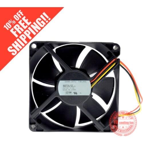 NEW NIDEC D08K-24TU 13B (AX) 8025 24V 0.13A 8CM cooling fan