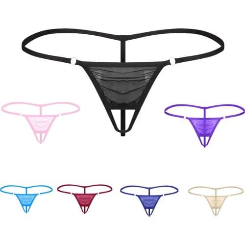Sexy Mens G-Strings Tanga Bikini Briefs Underwear String Homme Thong Underpants for Men Gay Sexy Panties Underwear трусы мужские