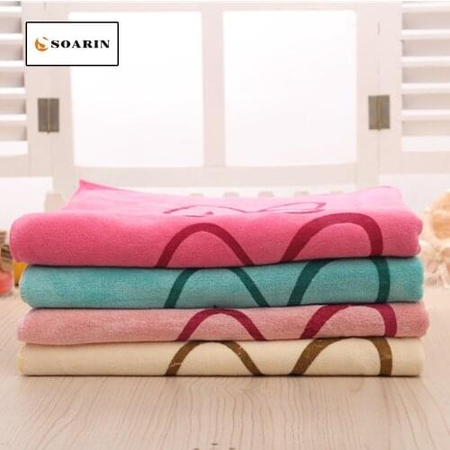 SOARIN Toalha De Banho Beach Towel For Adults Travel Towel 100% Polyester Plagetowel Cartoon Bathroom Towel Quick Dry Absorvente