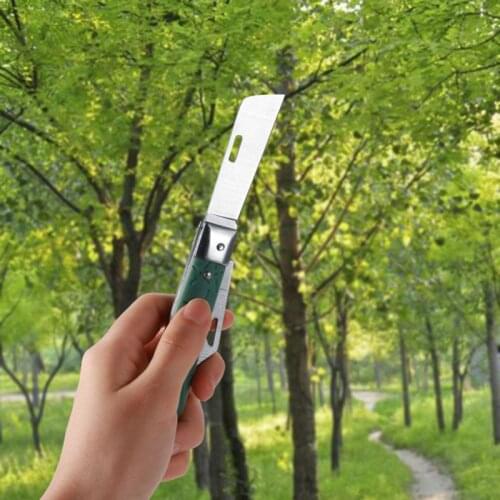 Seedling Tree lifter Garden bark Fruit Graft Prun Cut fold Cutter florist knife Tool rose budding peeler blade