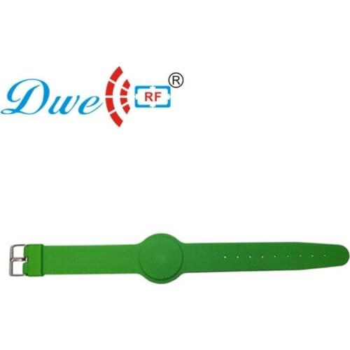 DWE CC RF Short proximity RFID watch type silicone wristband tag for swimming pool closet