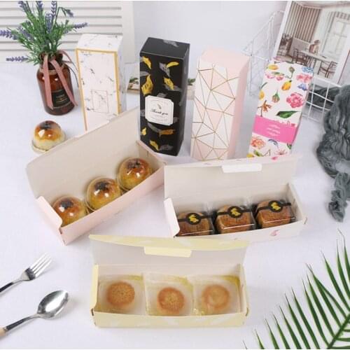 Factory Price Cardboard Cookies Packaging Box Wedding Favors Box Baking Macaron Chocolate Paper Box Event & Party Supplies