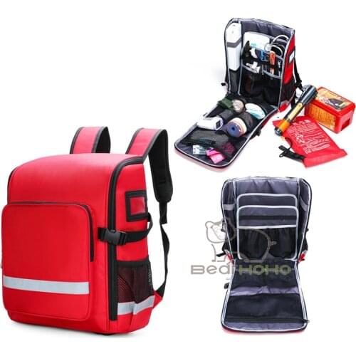 Waterproof Flame-retardant Rescue Empty Medical Kit Large Capacity Flood Relief Emergency Kit Escape Backpack Home First Aid Kit