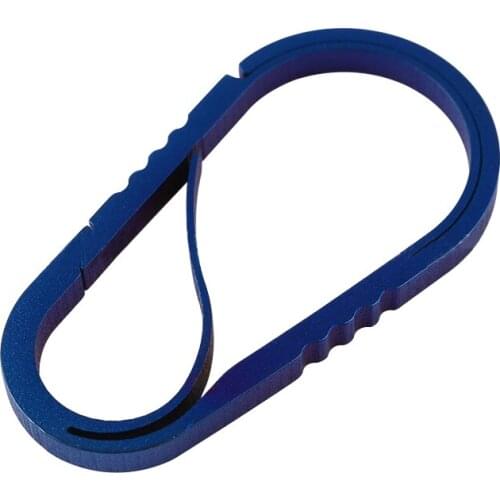 YOUGLE Titanium alloy TC4 Carabiner Buckle Spring Snap Keychain Clip Hook For outdoor Activities