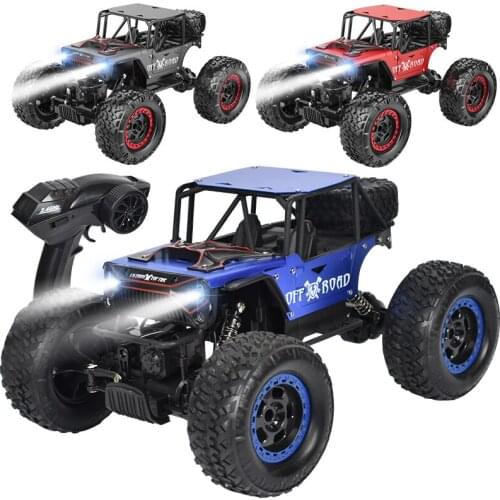 125 Four-Wheel drive 2.4G 1:14 Electric Alloy Cross-Country Climbing Car Simulation Car Model Car With Lights Childrens RC Car